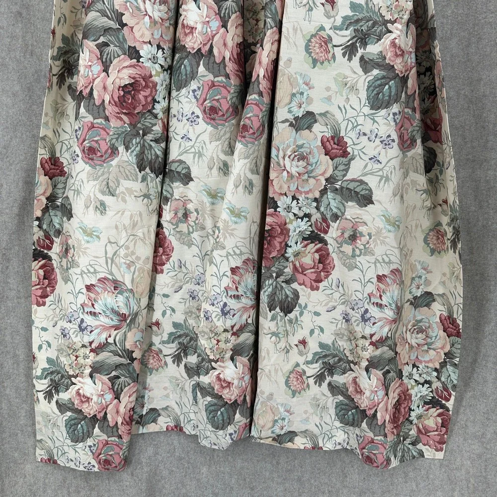 VTG NWT JCPenney Elizabeth Gray Ashford‎ Floral Drapes 80x84 Pink Green